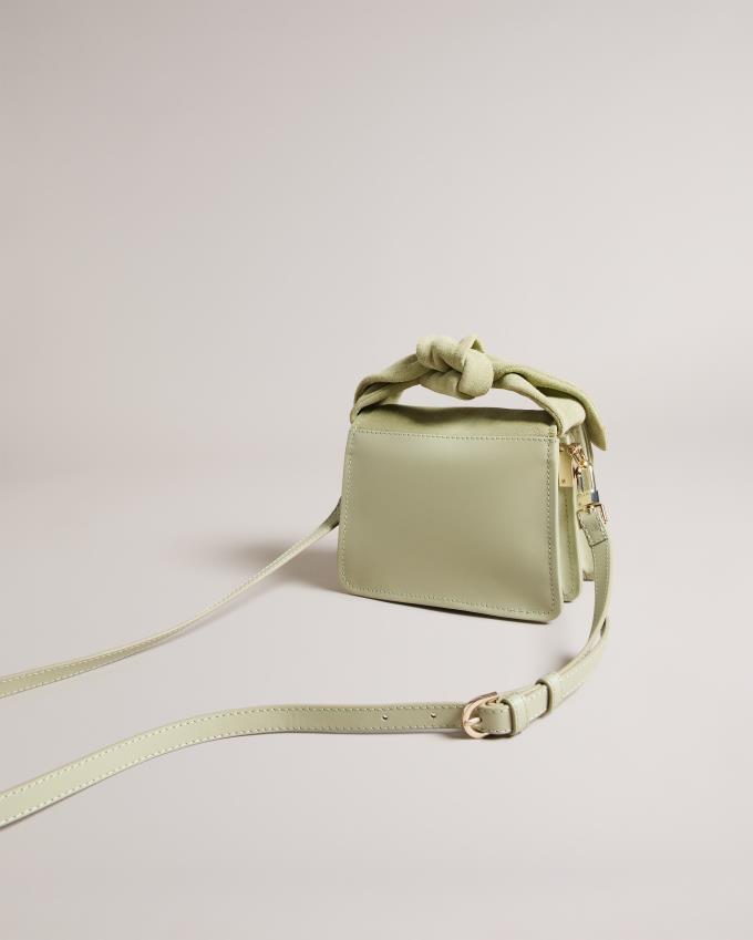 Sac Crossbody Ted Baker Soft Knot Bow Mini Vert Clair Femme | FER-31166320